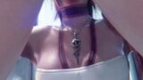 Final Fantasy - Serah Farron - nedbalé hluboké kouření a sperma (zvuk) snapshot 2