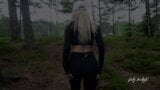 Suja Molly curtindo sexo anal na floresta snapshot 1