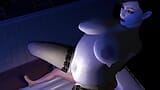 Alcina dimitrescu rides reverse cowgirl: Resident Evil village hentai parody snapshot 16