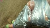 Veronica stepmummy bondage in saran wrap and duct tape Preview snapshot 8