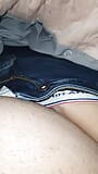 Hijastro deja que la madrastra se deslice debajo de sus jeans tocando su polla snapshot 6