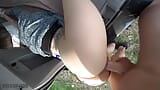 Tied Up Hot Ass Brunette Picked Up And Fucked By Fake Taxi Driver snapshot 6