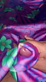 Satin saree of bhabhi buy online snapshot 6