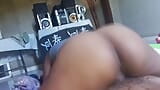 Pregnant Latina riding and coming push in the lover snapshot 9