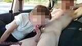 Dick flash to the hot teacher and she sucks me in the car in a public place - MissCreamy snapshot 3