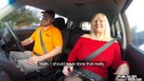 Chubby mature Brit publicly rides and sucks snapshot 2