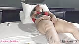 Neugierige göttin, sexy milf dildo-masturbation, haarige muschi lecken, missionarsstellung, fickt dicken arsch doggystyle snapshot 3