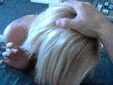 Blond Slut Smoking While Sucking Cock snapshot 10