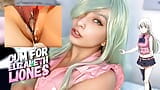 Elizabeth Liones cosplay de Seven Deadly Sins - Luz Vermelha, punheta com luz verde no jogo snapshot 20