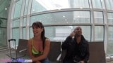 Spanish babe publicly assfucked at the airport snapshot 3