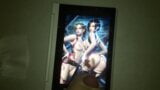 Resident evil Ada Wong și Claire Redfield - tribut cu spermă snapshot 9