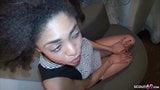Adolescentă slabă negresă Luna Corazon la prima audiție porno snapshot 6