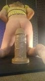 A huge dildo insertion snapshot 10