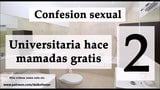 Confesión sexual: Ella mamando por vicio 2. Audio español. snapshot 16