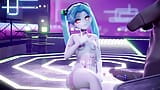 Cyberpunk rebecca will die chrome und Chooms fickten sie in einem nachtclub snapshot 7