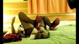 asian milf femboy playing with her sex toy and with her toy snapshot 9