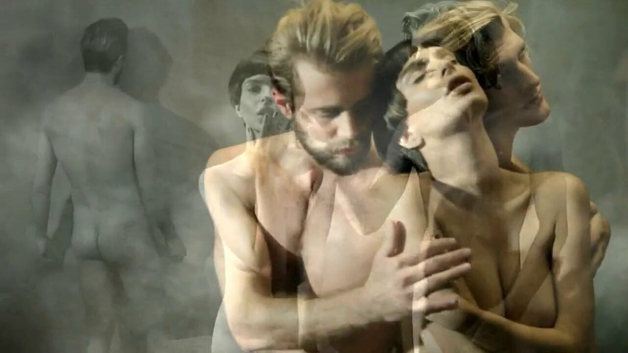 Emily Ratajkowski nude photoshoot with two guys
