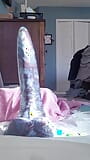 Bad Dragon Gran Sveinn golpea mi culo profundo Buck grueso me dejó usada, abierta y goteando su semen snapshot 5