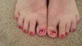 Lateshay sexy red toe nails snapshot 8