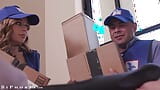 Bratty Delivery Drivers Smashed By Annoyed Hunk - Draven Navarro, Steve Rickz - Biphoria snapshot 4