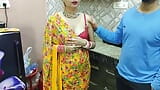 Blackmailing and fucking my ex gf who is now my bhabhi ki saree utar ke kitchen main uski mast Gand Marne ka socha snapshot 5