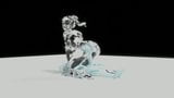 3d amazzone a cavallo snapshot 7