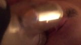 Her delicious pink pussy cums on her vibrator snapshot 1