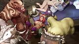 Orc and Elf Orgy : Warcraft Parody snapshot 16