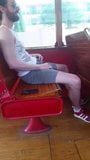 Hot White Exhibitionist Jerk Off In A Car 4 -Tourist Shuttle snapshot 1