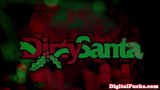 Glamcore babes dickriding santa on xxxmas snapshot 3