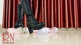 Small Balloons Pop with High Heels Boots snapshot 4