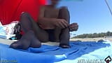 highheel and pantyhose on the beach snapshot 2