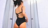 One Piece Bikini in Shower snapshot 5