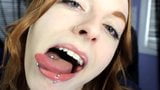 Hot RedHead Tongue Fetish snapshot 8