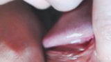 Close-up masturbation with oil, very close snapshot 14