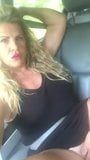 Jersey Wife Cums in back of Uber snapshot 6