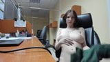 Onani-girl in office snapshot 9