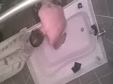 Roommate dildo using in the bathroom snapshot 7