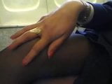 Stewardess fucks photographer on plane snapshot 6