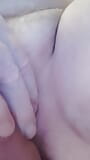 lying in bed and riding a dildo and caressing my asshole with my cock snapshot 6