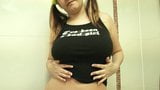 Watch Abi-Louise wash her massive natural titties snapshot 1