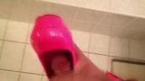 Slutty Pink Wedges Fucked and Cummed snapshot 5