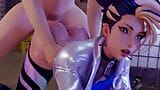 Akali Fucked and Given A big Thick Anal Creampie snapshot 3