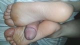 Footjob with my wife snapshot 6