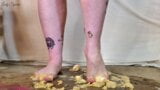 Destroying Bananas With My Feet snapshot 9