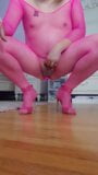 Pink heels and pink fishnets POV for you heel lovers snapshot 6