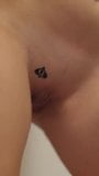 Hotwife shows lady of spades tattoo on pussy. snapshot 1