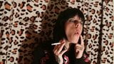 Sexy goth domina smoking 2 pt2 HD snapshot 6