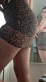 trying on mini skirts in the store showing my ass without panties snapshot 6