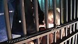 Carly Parker выпустили из клетки, чтобы пососать член и принять его глубоко внутрь snapshot 6